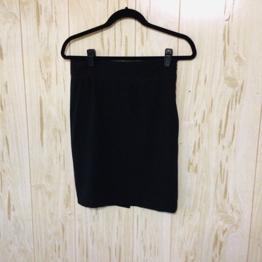 LUXE The Limited Black Wool Skirt 2